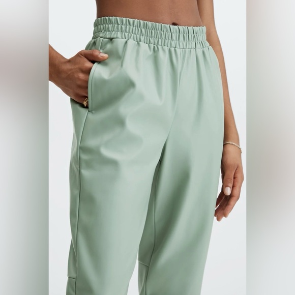 Fabletics Vegan Leather High-Waisted Pant - Picture 3 of 8